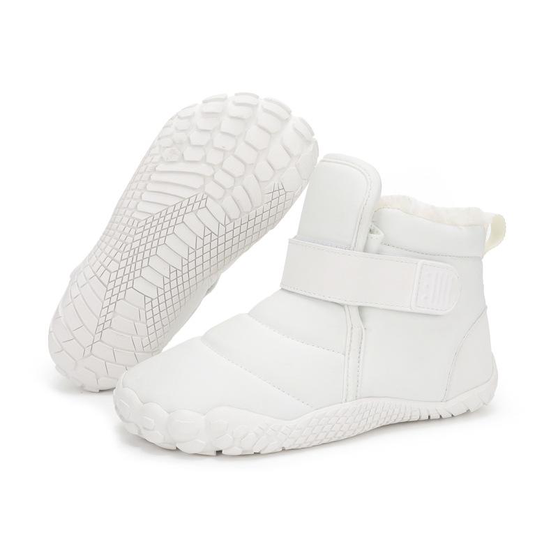 Kinder Winter Schneestiefel High-Top mit Fleece-Futter und rutschfester Sohle für Jungen und Mädchen