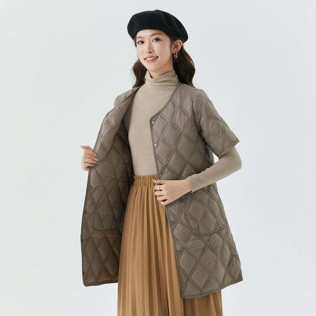 Autumn and Winter Fashion Clothing Cotton Clothing Women's Long Short-sleeved Padded and Thickened Slim Cotton Jacket Home Clothing Cotton 2410
