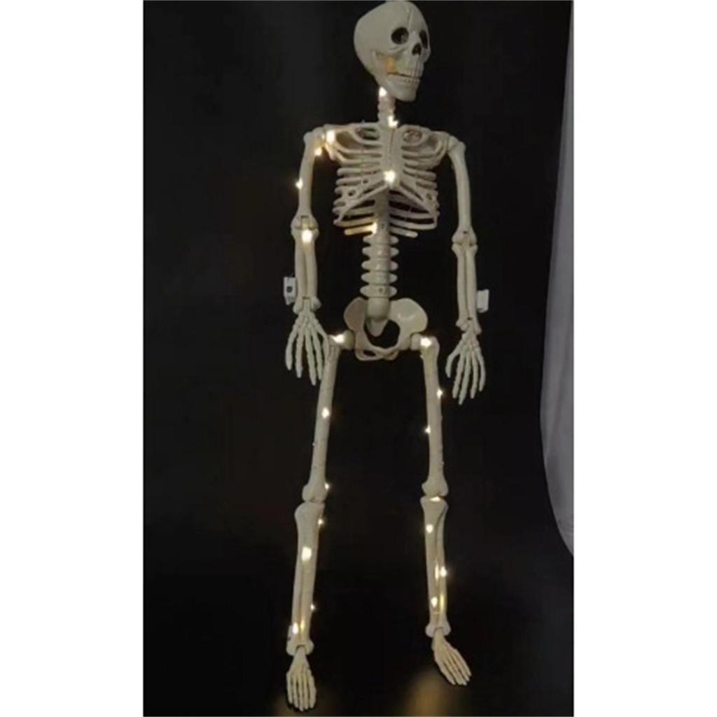 Halloween Horror Světelný kostlivec Skeleton Bar Dekorace s přívěskem scény KTV