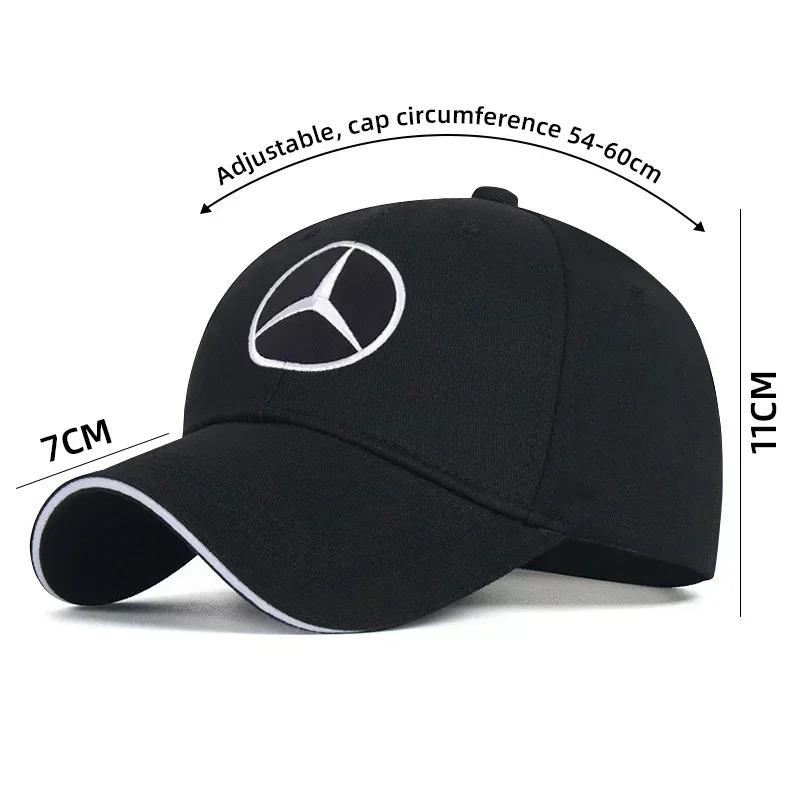 Car Duck Tongue Cap For Mercedes benz 3D Hat Car MOTO GP Racing F1 Baseball Cap Hat Adjustable Casual Trucket Hat hip hop NU8