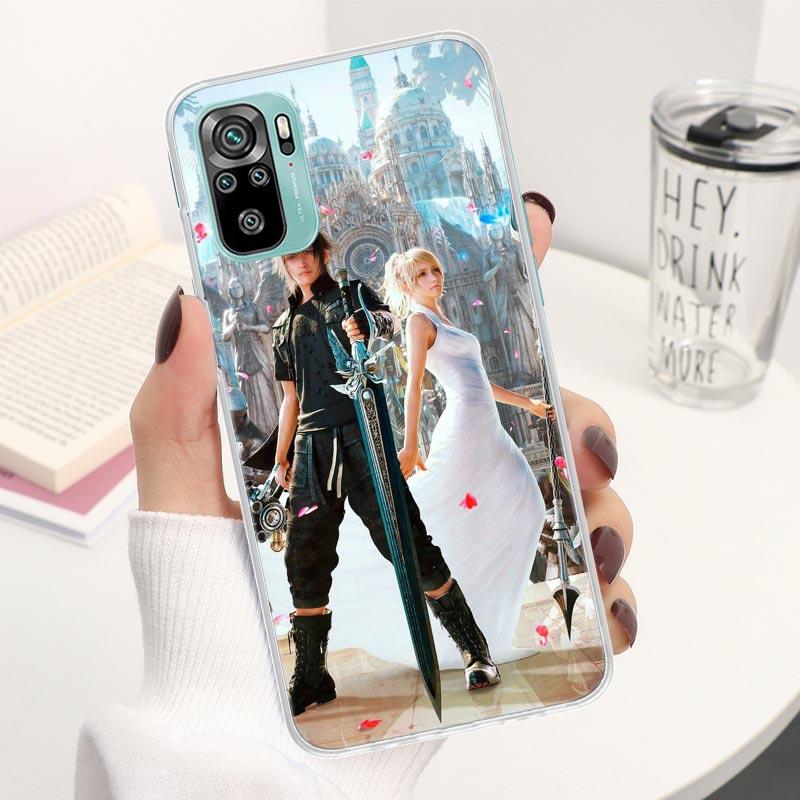 Final Fantasy VII Coque Phone Case For Xiaomi Redmi Note 13 14 12S 12 11S 11T 11E Pro Plus 11 10 10S 4G 5G 14Pro Soft Silicone C