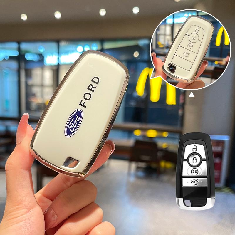 TPU Car Remote Key Case Keyless Shell Ford Fusion Mustang Explorer F150 F250 F350 EcoSport Edge S-MAX Ranger Lincoln Mondeo
