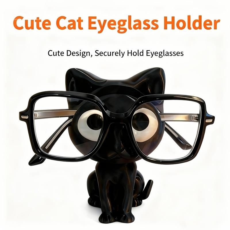 Support de lunettes Chat Mignon | Organisateur de bureau en plastique durable, Pour la chambre à coucher, l'entrée, la salle de bain et le rangement dans les armoires, Décoration de la maison