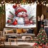 Santa Claus Christmas Tapestry Background Cloth Hanging Cloth Bedroom Bedside Decorative Wall Cloth Rental Dormitory Tapestry