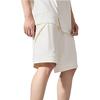Li Ning X Jackie Chan Collaboration Sports Lifestyle Series Solid Color Lace-Up Straight Leg Loose Shorts Men Shorts Off-White AKSSA71-2