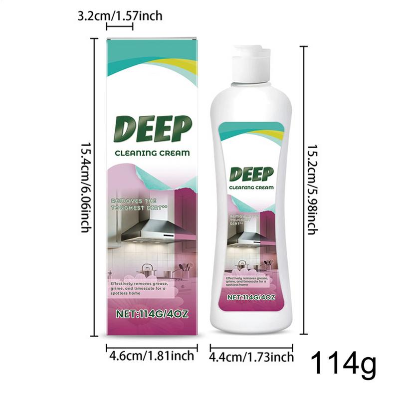 Kitchen Grease Remover Powerful Oil Remover Multi-Purpose Cleaner Effective Grease Removal Cream For Pots Stoves Pan Bases
