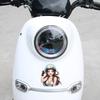 Biker Girl Motorcycle Racing Car Decal Bumper & Motorcycle Sticker Weather Resistant Automotive Stickers For Car Bumpers Vehicle