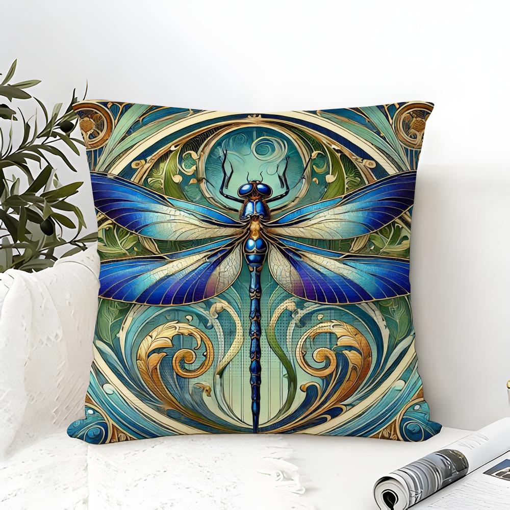 Natural Animal And Colorful Floral Decorations Pillow Case Linen Pillow Case Sofa Home Decor Cushion Cover Cushion Cove