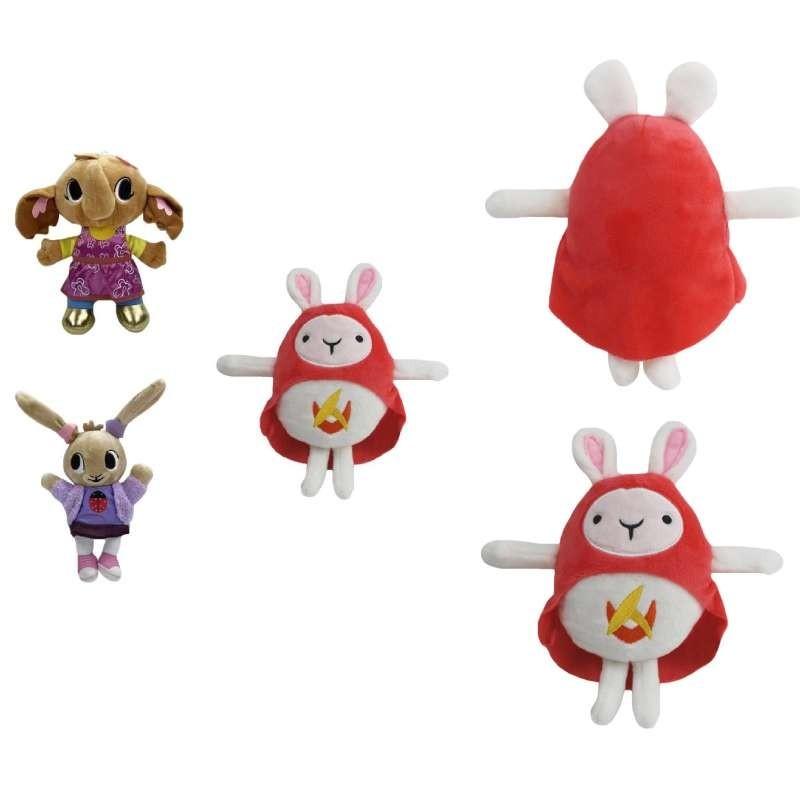 Niedlicher Cartoon-Stil Plüschtier Elefant Panda Ameise Gelbes Kaninchen Geburtstagsgeschenk