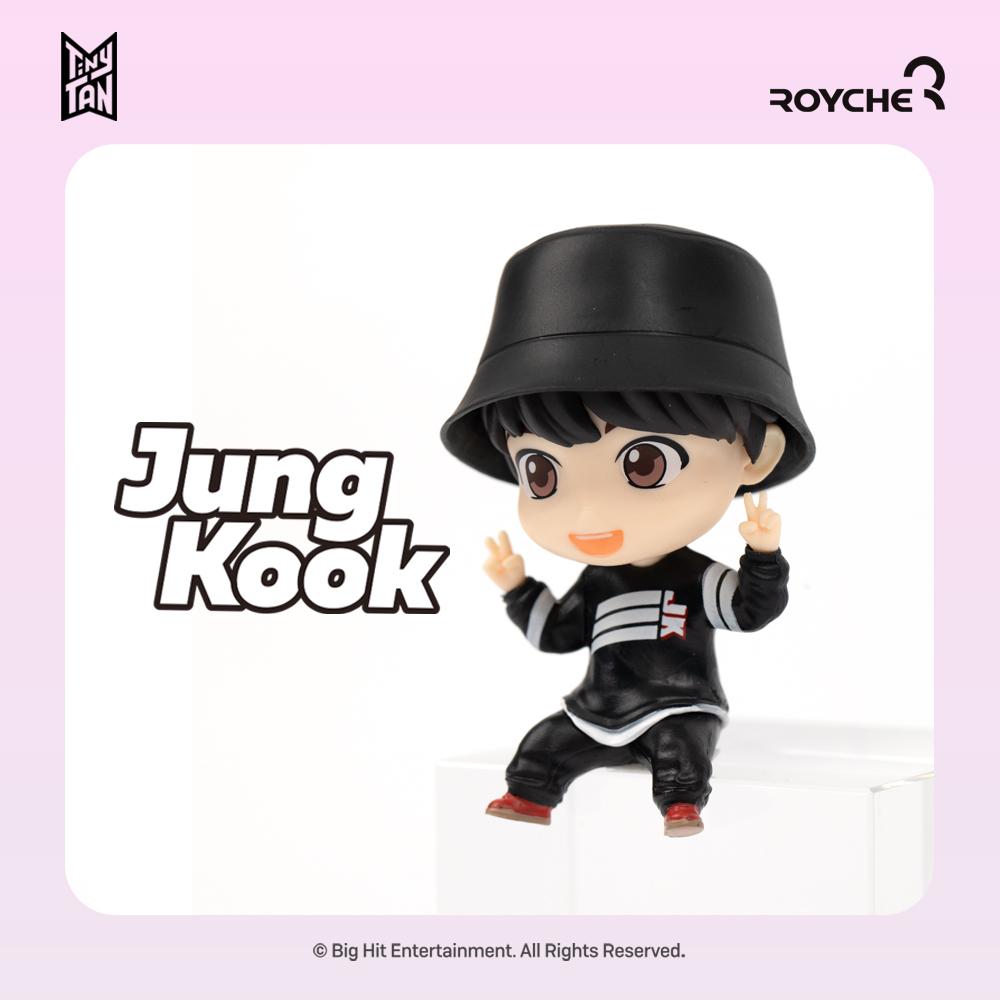 2p Set) Tinytan X Royche Monitor Figure Official BTS Goods from Bighit / Plastic Doll