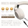 Meisei Shop Bluetooth Wired and MicroSD Card HiFi Sound Up to 23 Hours of Continuous Dual Device Compatible with and Khaki White 6.1 Over-Ear