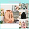 Trendy Letter Print Backpack For Middle School Girls Spacious And Water-resistant With Adjustable Straps