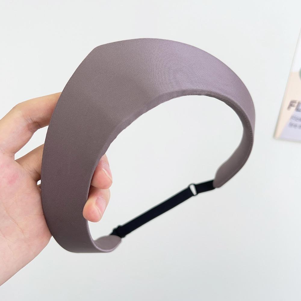 

Adjustable Size Crown Hairband Wide Edge Hair Hoop Vintage Top Knot Headband Hair Accessories фіолетовий