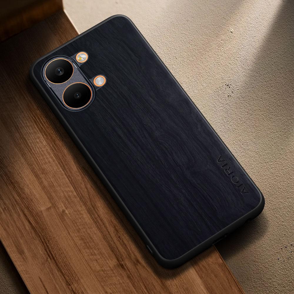 for Poco X8 X7 Pro Max Case capa funda new stylish wooden pattern pu leather cover for poco x8 pro case coque