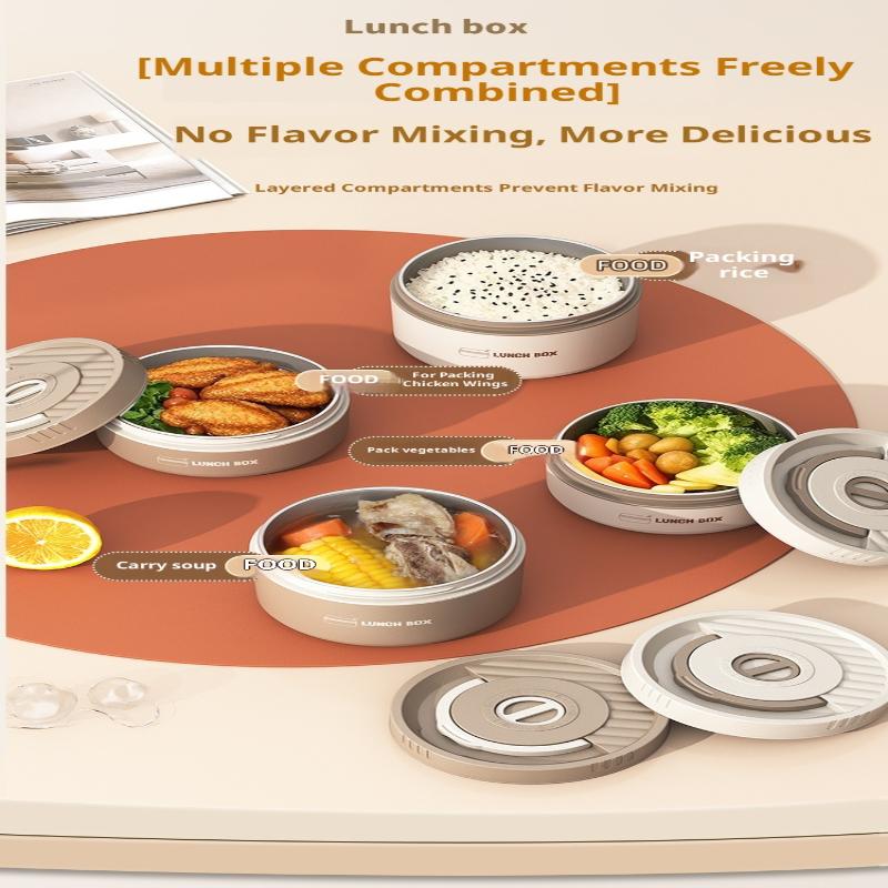 Termosowy lunchbox izolowany 304 stal nierdzewna zestaw bento przenośny szczelny pojemnik na żywność