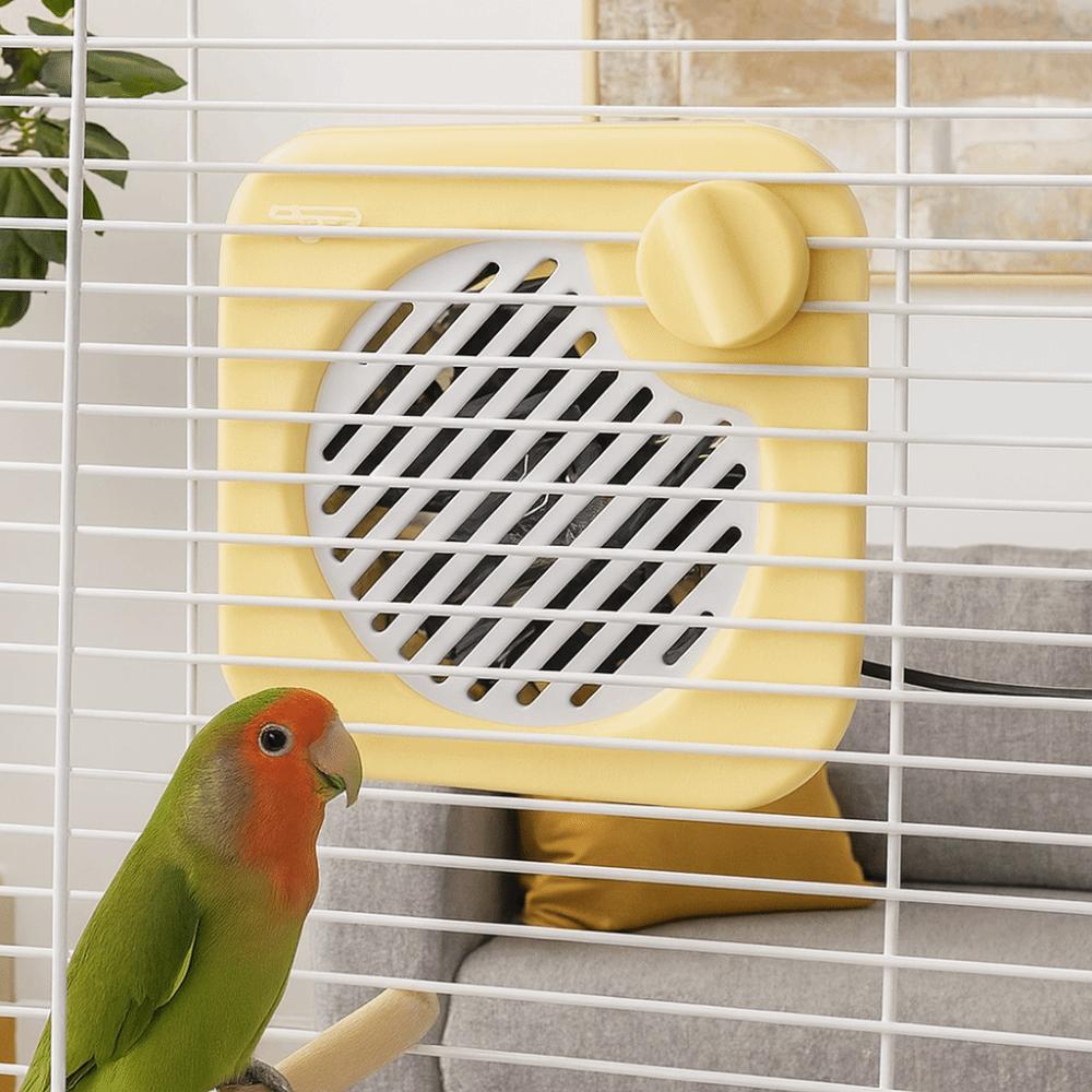 Verbrühungssicherer Papageien-Warmluftföhn Automatisches Vogelwärmgerät für Schlangen Schildkröten Eidechsen