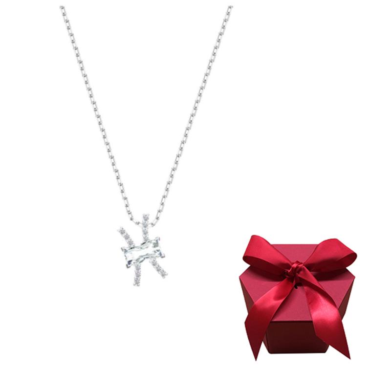 Swarovski Zodiac II 925 Sterling Silver Necklaces Womens