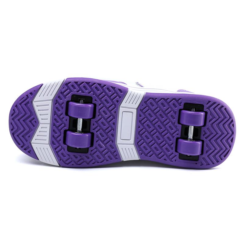 Chlapci Boty na kolečkové brusle pro mládež Vyjímatelné ploché boty Čtyřkolka Dívčí kolečkové brusle Tenisky pro ženy