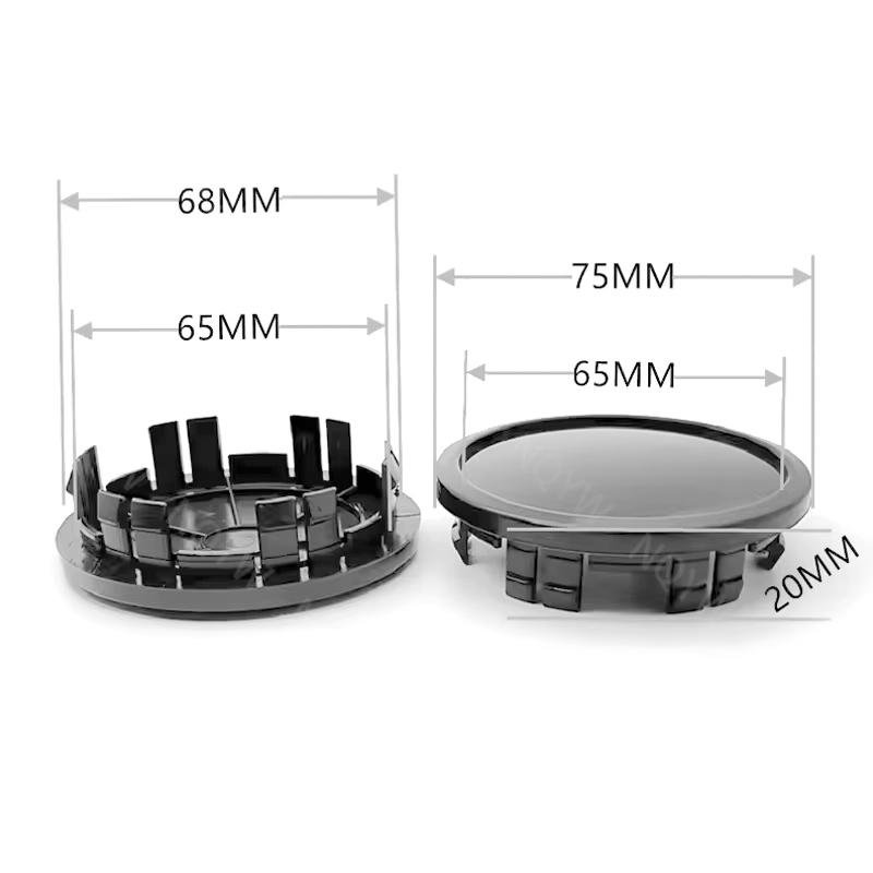 4Pcs/Set 75mm Car Vehicle Wheel Hub Center Cap Cover For Mercedes-Benz New Wheel Rim Hub Caps Cover Auto Exterior Accessories