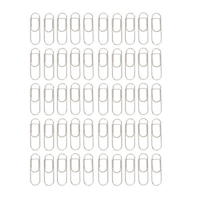 50 stuks Metalen Pennenclips Roestvrij Staal Sterke Klem Duurzaam Prachtige Boekpenhouder voor Kantoor School Vergadering