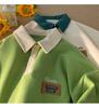 Men's Retro Trend Heavy Cotton Short-Sleeved Polo T-Shirt