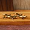 Bronze Animal Figure Vintage Desktop Decoration Decorative Gecko Figure  Home Decor