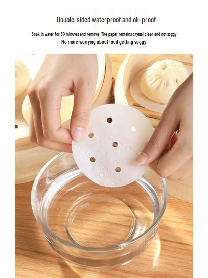 Disposable Non-Stick Steamer Mat for Baozi and Buns
