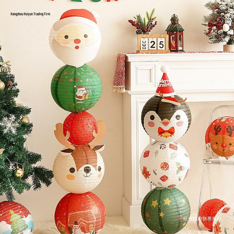 Christmas Lantern Ornaments for Mall and Store Window Displays