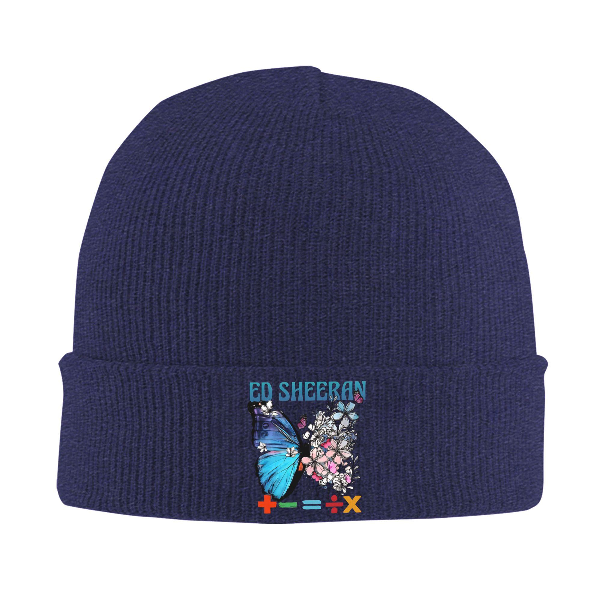 

Ed Butterfly Ed Sheeran Knitting Hat Beanie Hats Hippie Thermal Elastic Unisex Women Bonnet Hats Autumn Winter Graphic Cool Caps One Size