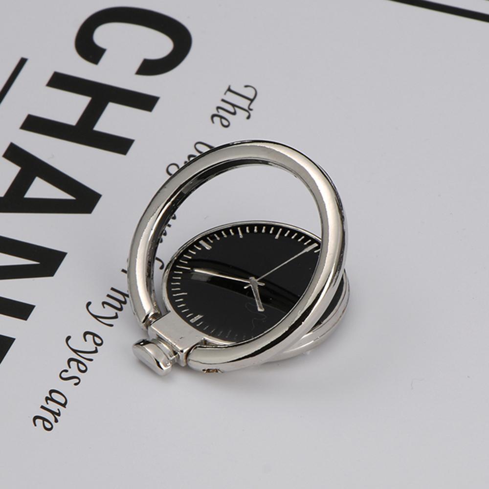 Fashion Stand Bracket Mobile Phone Holder Finger Ring Grip 360° Rotating Watch Shape