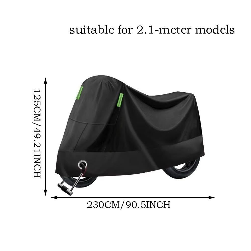 Thickened Motorcycle Cover Waterproof Dustproof Sunscreen Dust Cover Practical Rain Protection Electric Vehicle Cover Outdoor