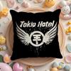 Rock Band T-Tokios H-Hotels Pillow Case Soft Plush Fabric Double-Sided Printed Cushion Cover Warm Winter Sofa Pillow Case