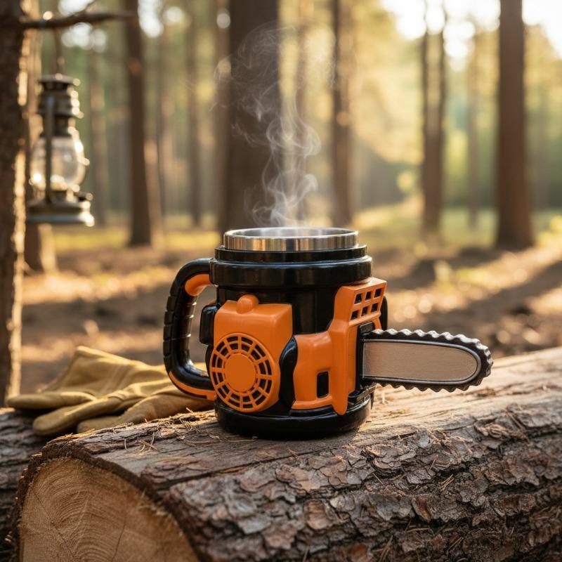 10.14oz Hars Elektrische Zaag Mok - Onderscheidende Koffiekop voor Drankencollectie