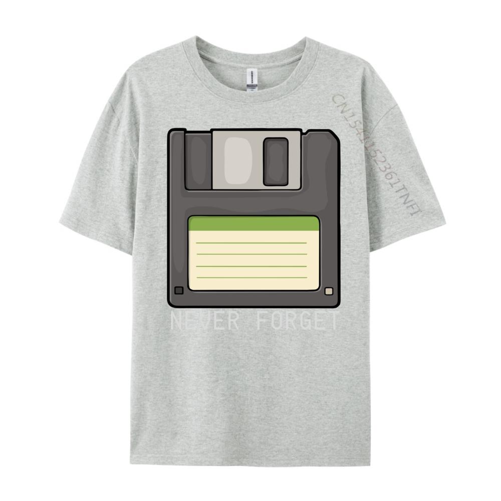 Funny Floppy Disk For Never Forget Computer T Shirt Men 100 Cotton Anime National Flag Day Graphic Tshirts