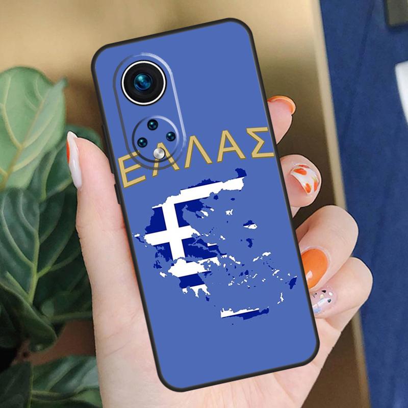 Griechenland Griechische Flagge Hülle Für Honor 90 50 70 Lite X9b X9a X8b X8a X8 X9 X9c Honor 200 Pro Magic 5 6 7 Lite Abdeckung