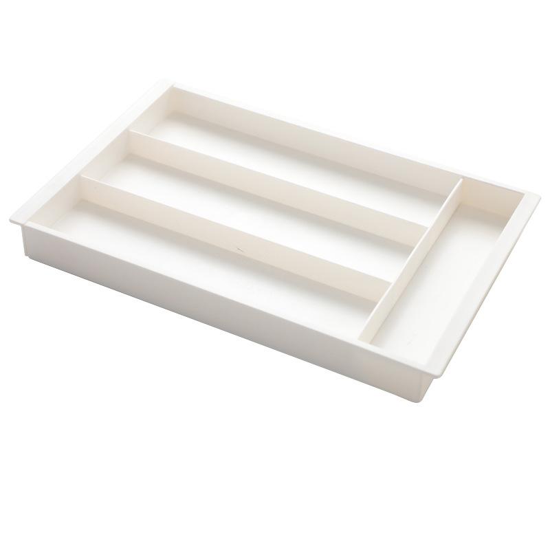 

1 Pcs White Drawer Telescopic Storage Box Divider And Organizer Box For Home With Compartments For Storing Kitchen Cutlery слонова кістка