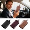 Universal Large Capacity Key Holder Leather Multi-Function Key Storage Pouch Car Key Storage Women Men