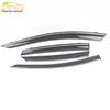 Compatible with 20 Models: Han Rain Deflector with Bright Plastic Strip & Sun Visor Trim Decorative Car Accessories.