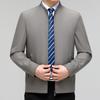Genuine Men's Jacket, Dad Jacket, Jacket Stand Collar, Casual Business Executive Spring and Autumn
