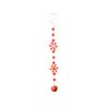 Yousheng Christmas Tree Pendant Red White Candy Cane Design Hanging Pendant with Bells Candy Bars Beads Christmas Party Decoration