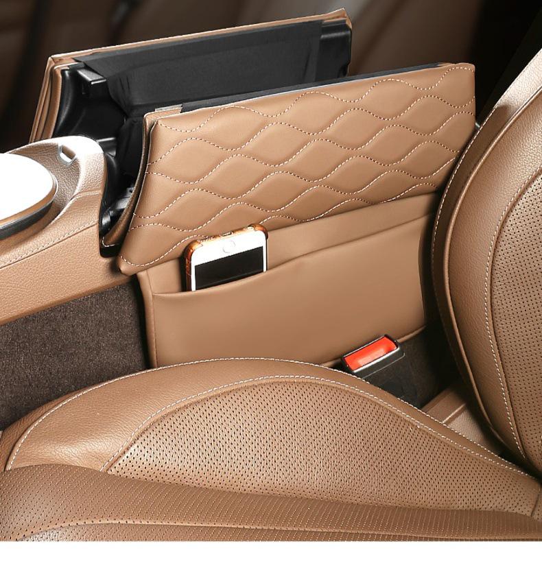 Mercedes Armrest Box Protective Pad Cover for E300, LC2600L, and GLC300L Decoration.