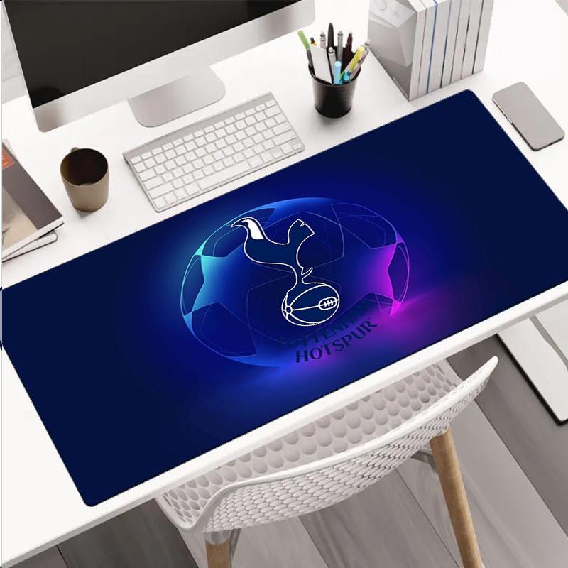 Tottenham Hotspur Crest mouse pad, rubber base, esports desk mat, mouse pad for gamers and office use, gaming desk , easy to clean mat