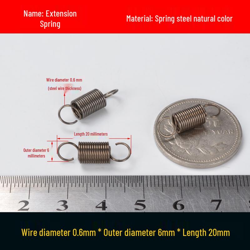 Stainless Steel Spring Hook for Microwave Oven Handle, Wire Diameter 0.6/0.7