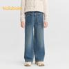 Balabala Girls' Fleece-Lined Winter Denim Jeans