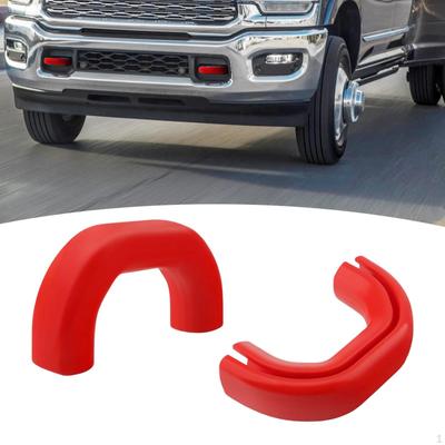 2x Tow Hook Covers Trailer Hitch Cover Replace Parts Easily Install Replacement for 2500/3500