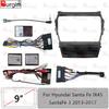 Car Radio For Hyundai Santa Fe IX45 SantaFe 2013-2017 9 Inch 2DIN Stereo Panel Wiring Harness Power Cord Adapter Canbus Decoder