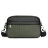 Men's Crossbody Woven Square Bag - Casual, Trendy, Sporty, High-Grade Business Storage