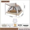 ZISIZ Outdoor Portable Camping Tent