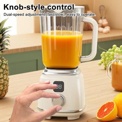 Elektrischer Tragbarer Entsafter Schnell/Langsam Dual-Geschwindigkeits-Entsafter 600ML Multifunktionaler Entsafter Eis Crusher Smoothie Mixer Heimküchenwerkzeug