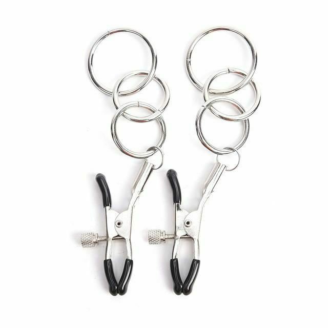 Nipple Clamps  Slave Accessories  Kink Fetish Nipple & Clitoral Toys